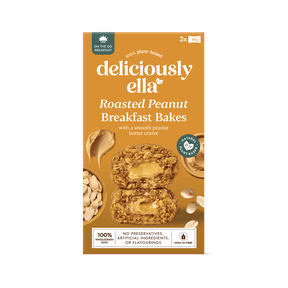 Deliciously Ella Peanut Butter Breakfast Bakes (50g x 3) - Greenlands Health Store