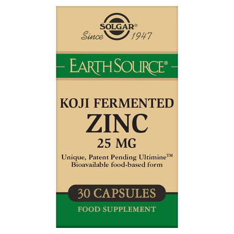 Solgar® EarthSource Food-Fermented Koji Zinc - Greenlands Health Store