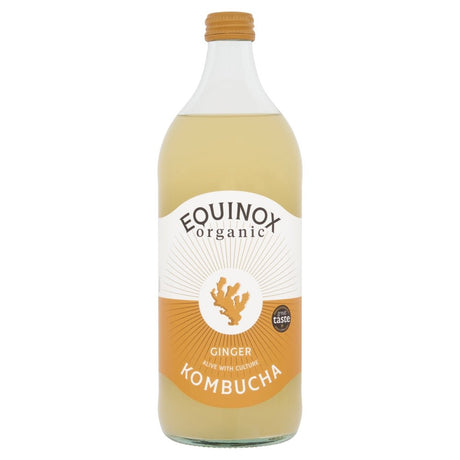 Equinox Organic Ginger Kombucha 750ml - Greenlands Health Store