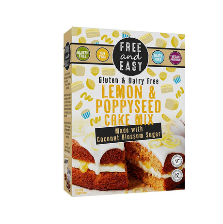 Lemon & Poppyseed Free From cake mix 350g - Greenlands Health Store
