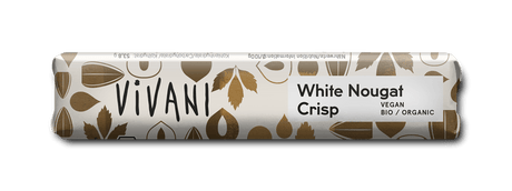 Mini White Nougat Crisp Chocolate Vegan Organic 35g - Greenlands Health Store
