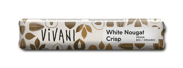 Mini White Nougat Crisp Chocolate Vegan Organic 35g - Greenlands Health Store