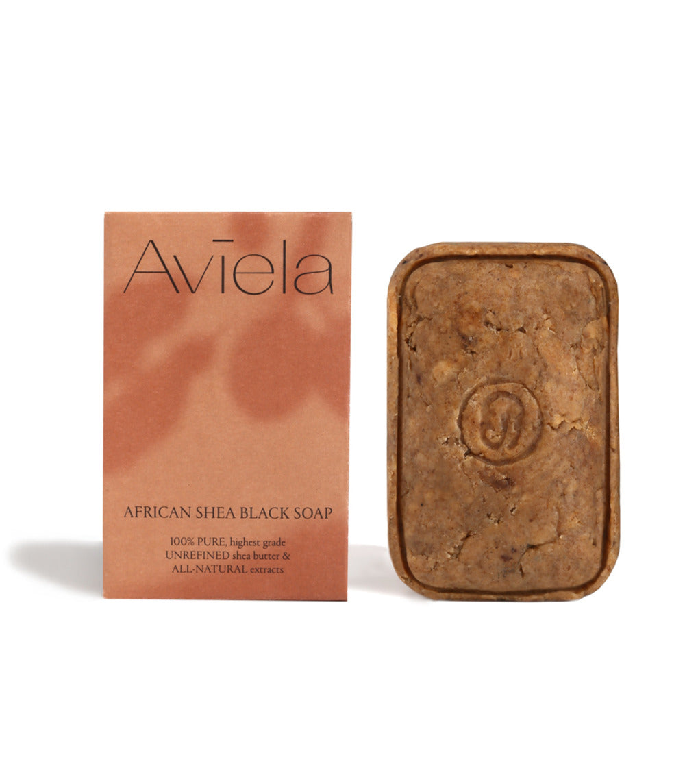 African Shea Black Soap 120g - Greenlands Health Store