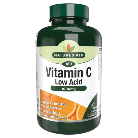 Vitamin C - 1000mg Low Acid 180 Tablets - Greenlands Health Store