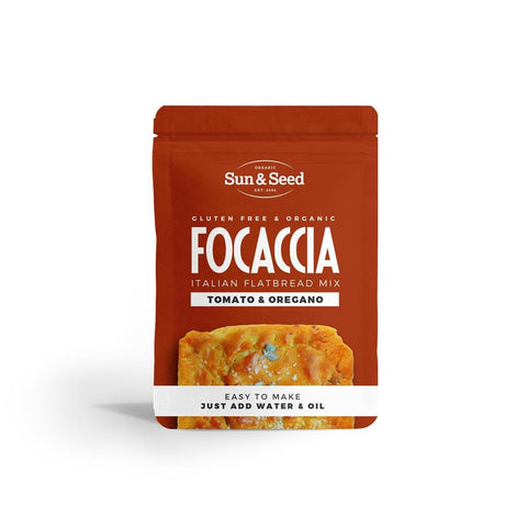 Organic GF Focaccia Mix Tomato & Oregano 300g - Greenlands Health Store