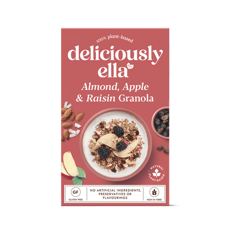 Deliciously Ella Almond Apple and Raisin Granola 400g - Greenlands Health Store