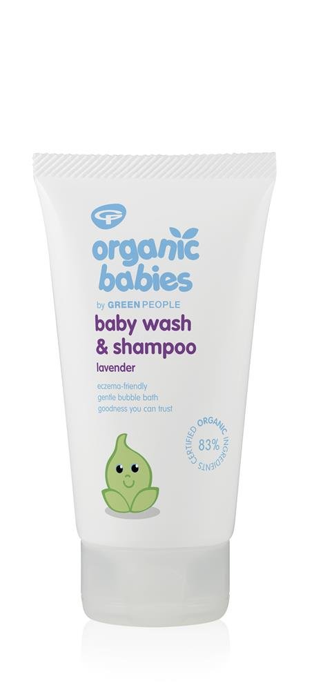 Organic Babies Baby Wash & Shampoo Lavender 150ml - Greenlands Health Store