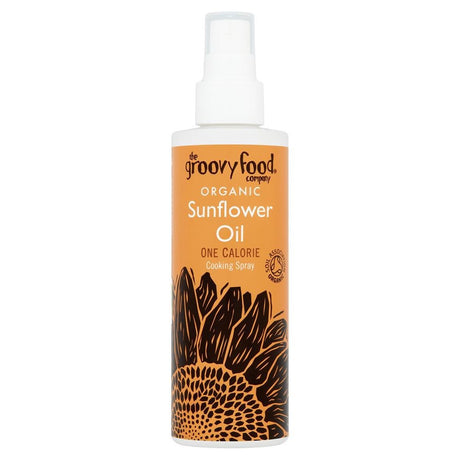 Groovy Organic Sunflower Oil Cooking Spray 190ml - Greenlands Health Store