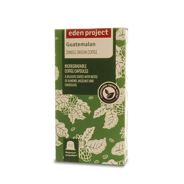 Eden Guatemala compostable Nespresso coffee capsules x10 - Greenlands Health Store