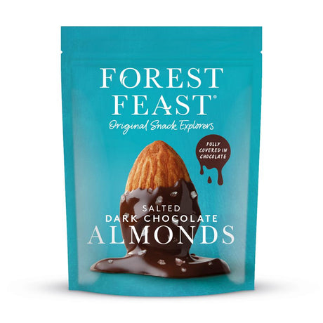 Salted Dark Chocolate Almonds 120g - Greenlands Health Store