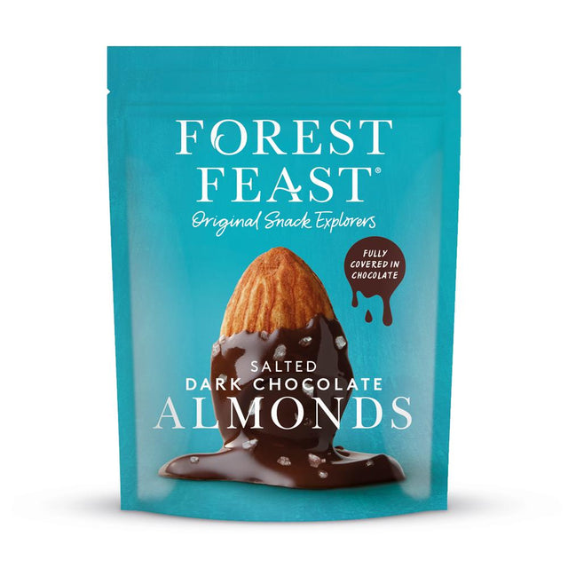 Salted Dark Chocolate Almonds 120g - Greenlands Health Store