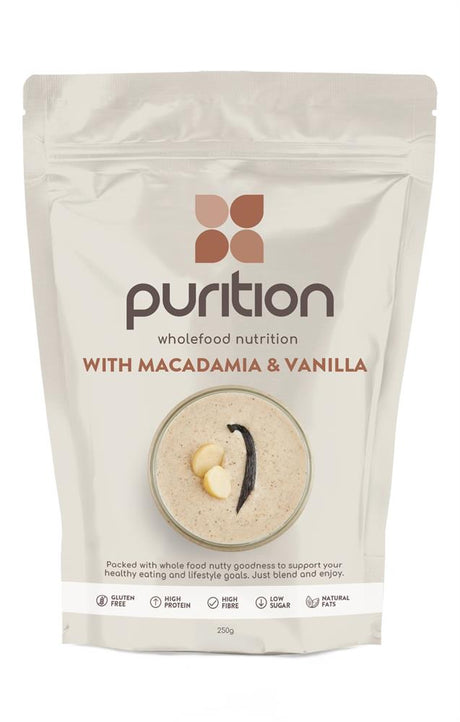 Purition Wholefood Nutrition with Macadamia & Vanilla 250g - Greenlands Health Store