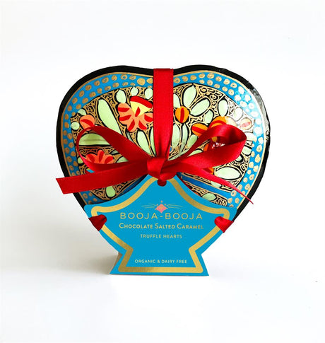 Chocolate Salted Caramel Heart - shaped Box 115g - Greenlands Health Store