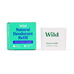 Wild Cotton & Sea Salt Deo Refill 40g - Greenlands Health Store