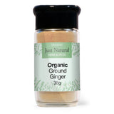 Organic Ground Ginger (Glass Jar) 38g - Greenlands Health Store