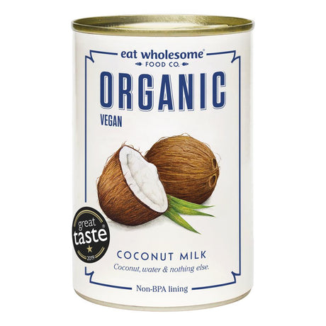 Eat Wholesome Organic Coconut Milk 400ml - Greenlands Health Store