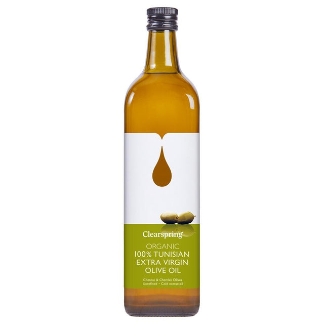 Tunisian Extra Virgin Olive Oil Organic 1L - Greenlands Health Store