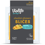 Violife Cheddar Flavour Slices 200gr (10 slices) - Greenlands Health Store