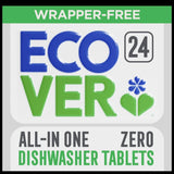 Ecover Zero AiO dishwasher tablets Zero fragrance Zero Colour - Greenlands Health Store