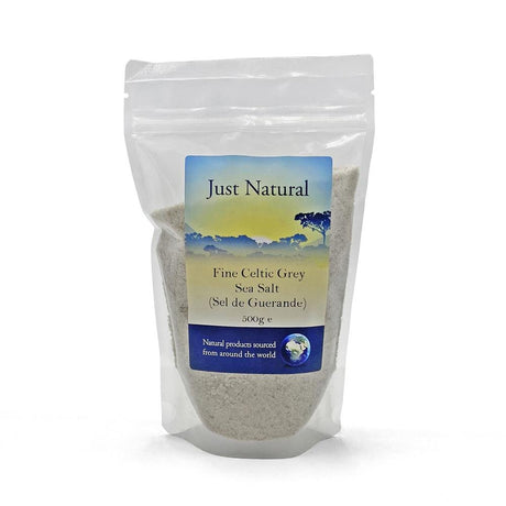 Fine Celtic Grey Sea Salt (Sel de Guerande) Unrefined 500g - Greenlands Health Store