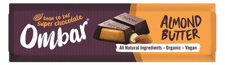 Ombar Almond Butter Filled Chocolate Bar 42g - Greenlands Health Store
