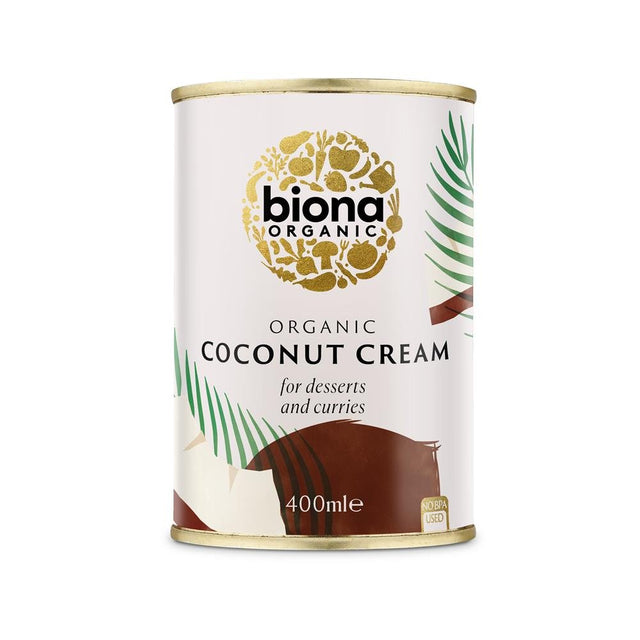 Biona Organic Coconut Cream 400ml - Greenlands Health Store