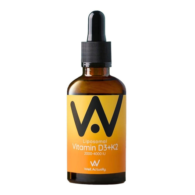 Liposomal Vitamin D3 + K2 - Dropper 2000 - 4000IU - Orange & Mango - Greenlands Health Store