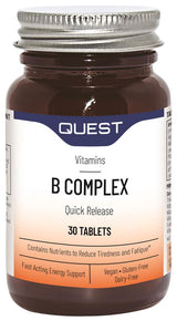 B COMPLEX (QUICK RELEASE) 30 tabs - Greenlands Health Store