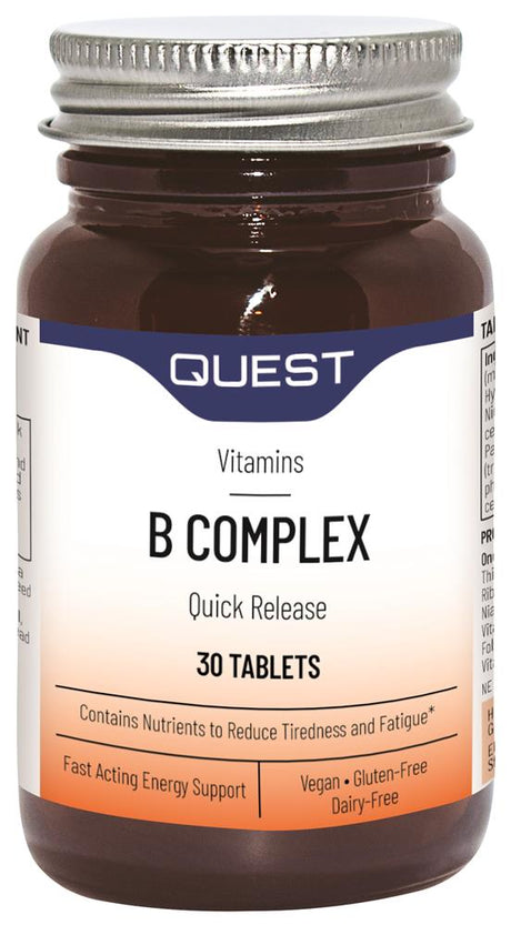 B COMPLEX (QUICK RELEASE) 30 tabs - Greenlands Health Store