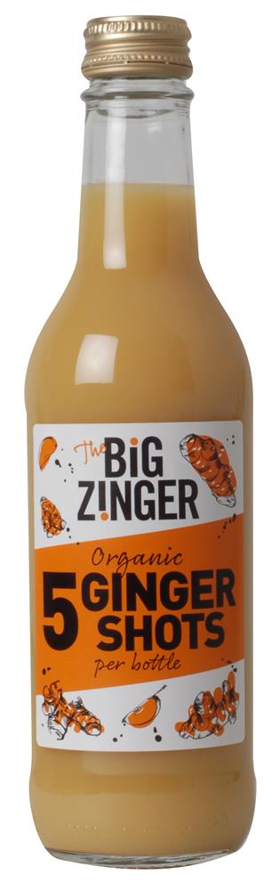 Zinger Organic Ginger 5 Shots 330ml - Greenlands Health Store