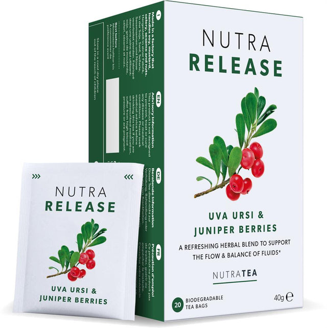 Nutra Release Tea - 20 Herbal Tea Bags - Greenlands Health Store