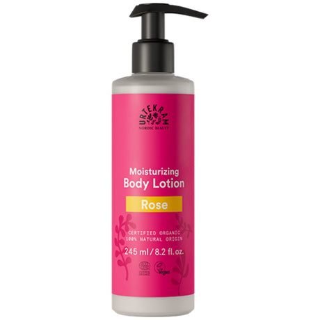 Organic Rose Body Lotion with Pump 245ml - Greenlands Health Store