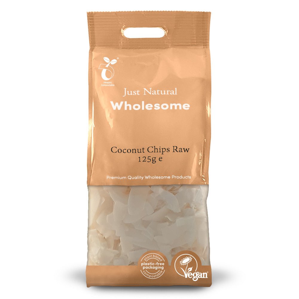 Coconut Chips Raw 125g - Greenlands Health Store