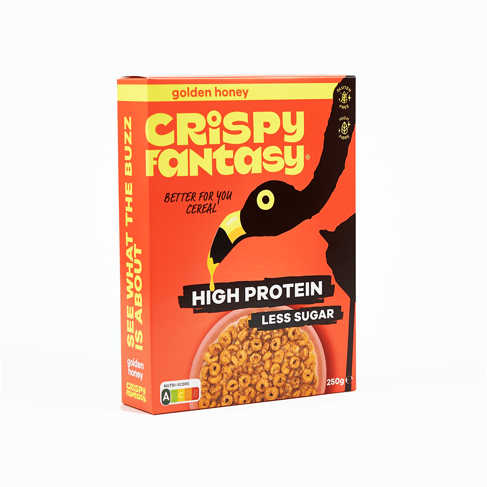 Crispy Fantasy Golden Honey - High Protein Cereal 250g - Greenlands Health Store