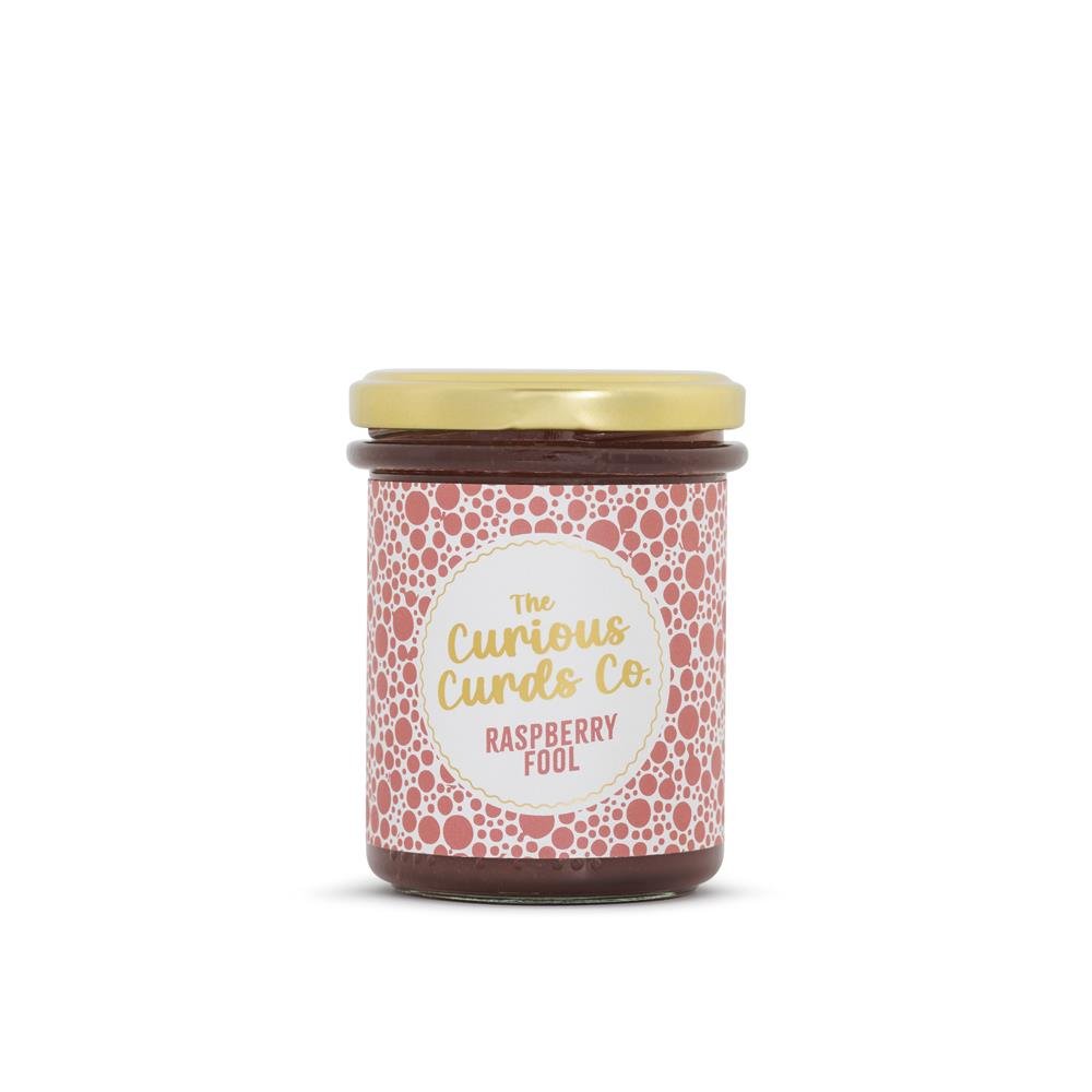 The Curious Curd Co Raspberry Fool Curd 210g - Greenlands Health Store