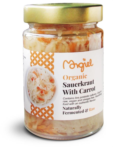Organic Raw Carrot Sauerkraut 300g - Greenlands Health Store