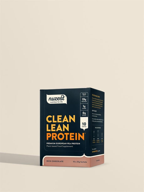 Clean Lean Protein 10x25g Sachets Box Rich Chocolate - Greenlands Health Store