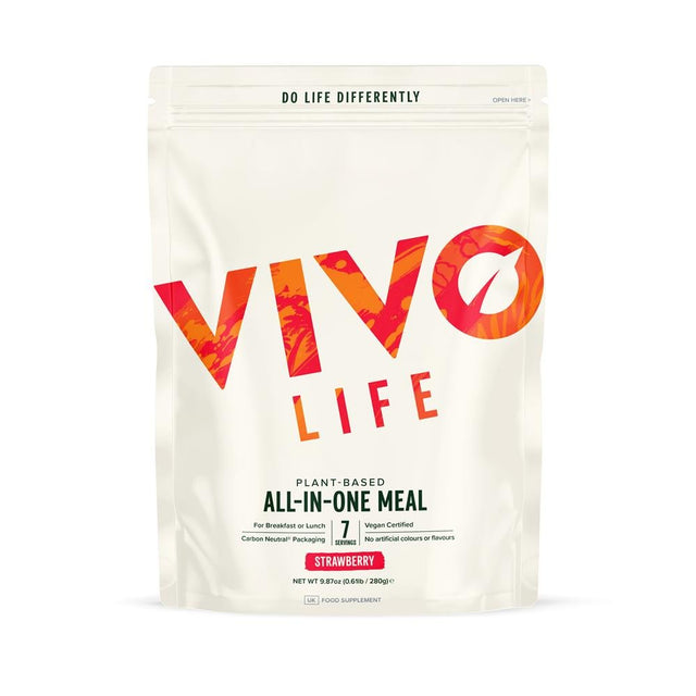 Vivo Life All - In - One Meal Strawberry 280g - Greenlands Health Store