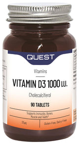 Vitamin D3 1000 i.u 90 tabs - Greenlands Health Store