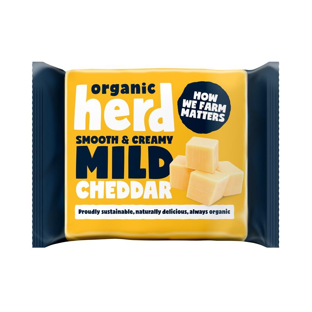Organic Herd Mild Cheddar Cheese 200g - Greenlands Health Store