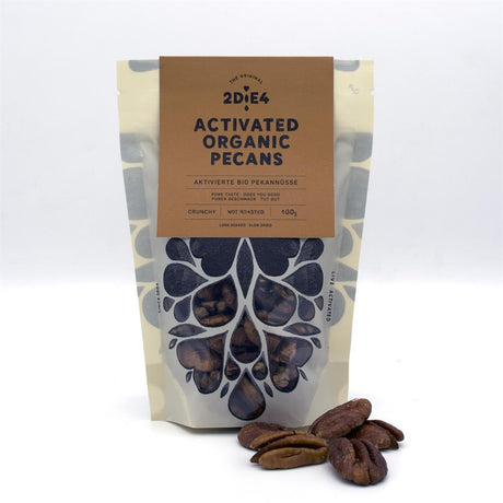 2DiE4 Activated Organic Pecans 100g - Greenlands Health Store