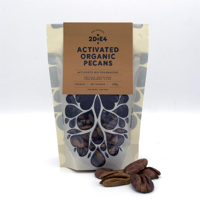 2DiE4 Activated Organic Pecans 100g - Greenlands Health Store