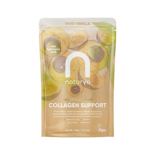 Naturya Collagen Support Vivid Vanilla 140g - Greenlands Health Store