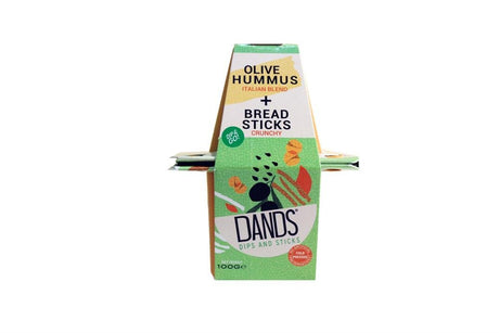Dip&Go Olive Hummus & Sticks Snack 100g - Greenlands Health Store