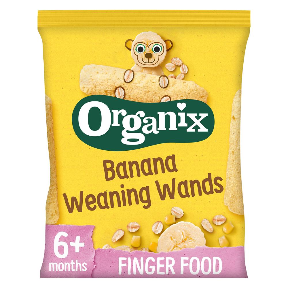 Organix Banana Weaning Wands 25g - Greenlands Health Store