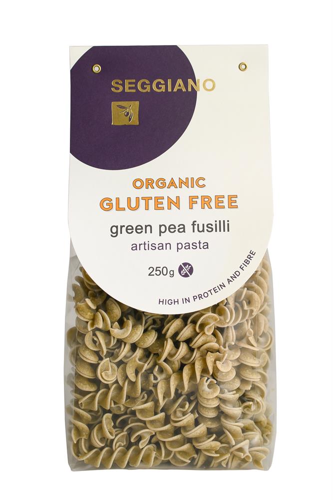 Organic Gluten Free Green Pea Fusilli 250g - Greenlands Health Store