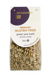 Organic Gluten Free Green Pea Fusilli 250g - Greenlands Health Store