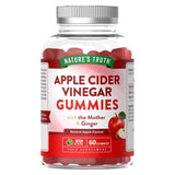 Apple Cider Vinegar w/the Mother & Ginger 60 Gummies - Greenlands Health Store
