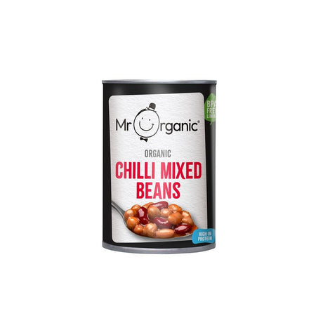 Mr Organic Chilli Mixed Beans 400g - Greenlands Health Store