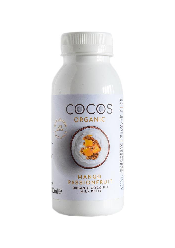 Organic Mango and Passionfruit Coconut Milk Kefir Drink 200ml - Greenlands Health Store